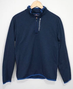 VINEYARD VINES Blue Half Zip Kids Boys Pullover Jacket Coat Size Large 16 EUC - Picture 1 of 4