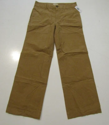 WEATHERPROOF Womens Wide Leg Stretch Corduroy Pants Tan Size 8 NWT - Image 1 of 2