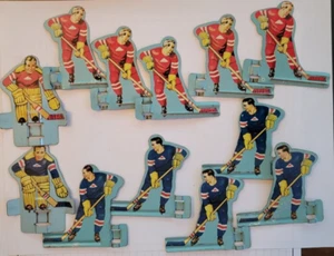 Table Hockey Rare Metal Teams 2 Team Set Red Blue - Picture 1 of 1