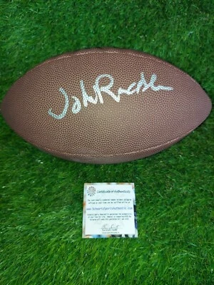 Fútbol americano Wilson NFL firmado por John Randle (Minnesota Vikings, HOF) con certificado de autenticidad Schwartz Foto 1 de 4