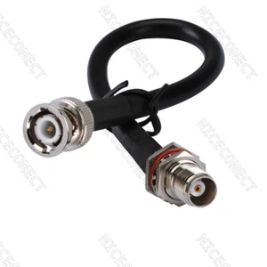 Cable coaxial coleta adaptador BNC macho a TNC hembra 2 metros RG58 para antena WiFi - Imagen 1 de 3