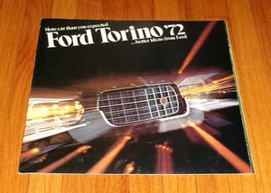 Original 1972 Ford Torino Deluxe Sales Brochure Catalog Gran Sport - Picture 1 of 2