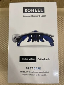 KOHEEL Hallux Valgus (Right Foot) Toe Separator Bunion Corrector Toe Straightner - Picture 1 of 2