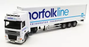 Corgi 1/50 Scale CC99129 - DAF XF Super Space Cab Curtainside & Fridge - Imagen 1 de 6