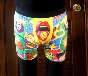 Juicy sexy Red Lips-Print Men's Boxer Briefs Underwear sz M - Picture 1 of 4