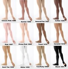 Child Dance Tights CONVERTIBLE Revolution Spandex Color-Flow Tan Pink White