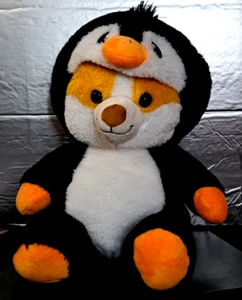 Plush Peek-A-Boo Toys Disguisimals Penguin Corgi 16" DB-55-500 Stuffed Animal - Picture 1 of 13