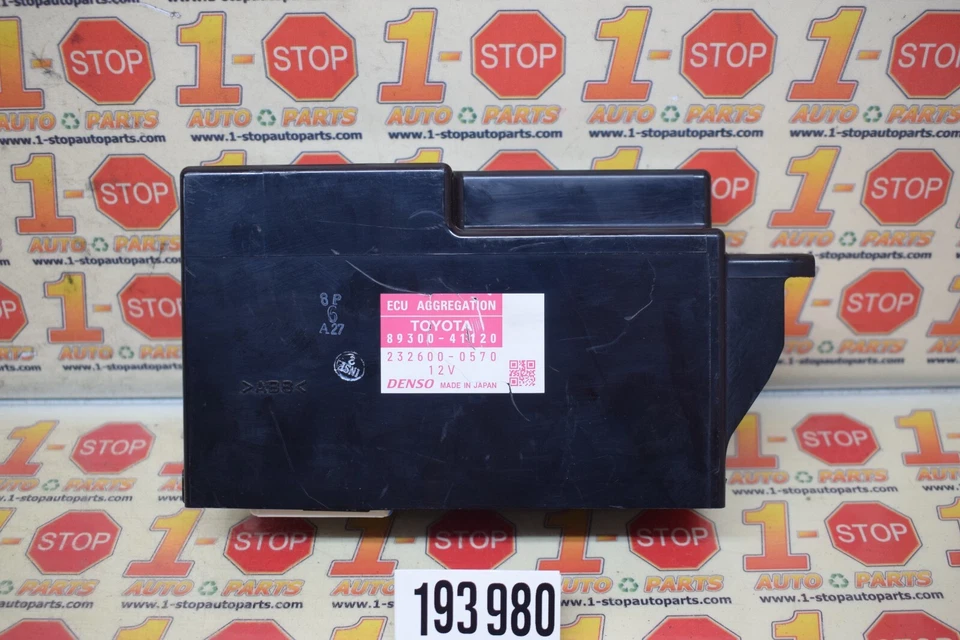 2011 2012 TOYOTA AVALON AGGREGATION CONTROL MODULE 89300-41040 OEM — 第 1/4 张图片