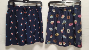 Lot of 2 Abercrombie Boys Swim Trunks Sz 15/16 Popsicles & Donuts Boardshorts - Picture 1 of 10