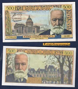 500 Francs Victor Hugo 6/1/1955 Q.58 17619 SPL- Type 1953 - Foto 1 di 1
