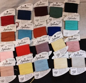 Lot(20) Splendor 12 strand silk floss Needlepoint/cross-stitch - Picture 1 of 1