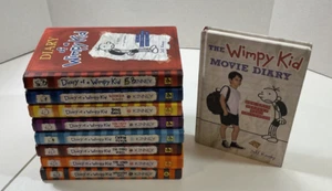 Diary of a Wimpy Kid Collection Lot Of 7 Books & Movie Diary by Jeff Kinney - Picture 1 of 21