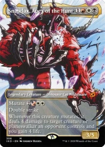 Snapdax, Apex of the Hunt - Extended Art Showcase (Near Mint NM) MTG - Ikoria - Picture 1 of 1