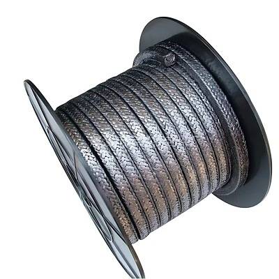 Grafitschnur Stopfbuchse Wasserpumpe Graphitschnur Dichtung Dichtschnur 3mm-30mm - Bild 1 von 4