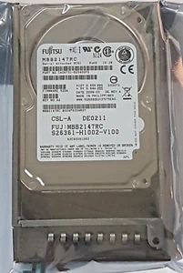147 GB SAS II Fujitsu MBB2147RC 10000 RPM 16MB HDD 2,5 " Hard Drive New + Caddy - Picture 1 of 1