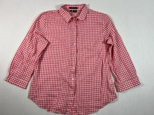 Sandra Ingrish Womens Long Sleeve Button Down Shirt Size L - Picture 1 of 4