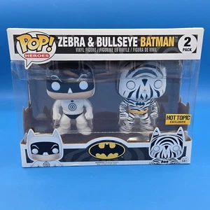 Funko Pop Zebra and Bullseye Batman Pack de 2 Hot Topic Exclusivo DC Superhéroes - Imagen 1 de 6