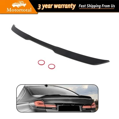 For 2017-23 BMW 5 Series G30 530I 540I M5 Gloss Black M Style Rear Spoiler - Изображение 1 из 4
