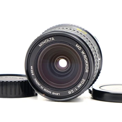 Minolta MD W.Rokkor 20mm f/2.8 MF Wide Angle Lens for MD-mount SLR Camera JAPAN - Image 1 of 4