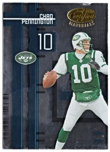 2005 Leaf Certified Materials - Chad Pennington #81 NEW YORK JETS - Picture 1 of 2