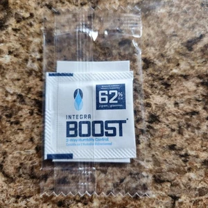 Integra 2-Wege Feuchtigkeitskontrolle 2 Gramm Packung 62 % RH x1 werkseitig versiegelt brandneu - Bild 1 von 2