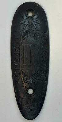 Espingarda semi-automática vintage FN Browning A5 5-1/8X1-11/16"X3-3/8" Buttplate (83 - Imagem 1 de 4