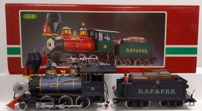 LGB 2028 Denver, South Park and Pacific Railroad Locomotive & Tender EX/Box - Image 1 of 4