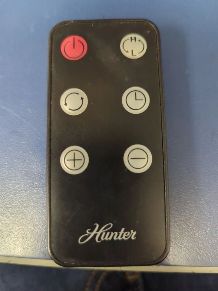 Mando a distancia de repuesto Hunter negro calentador de 6 botones Foto 1 de 2