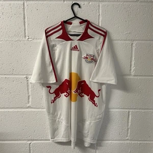 Maglia calcio Salisburgo Red Bulls Home 2007/08 taglia media Adidas - Foto 1 di 10