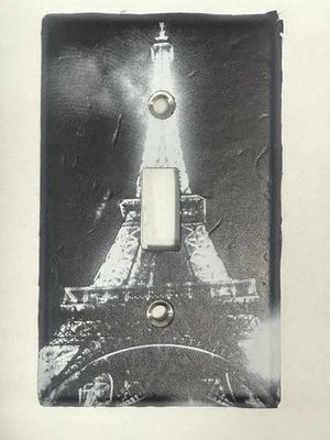 Крышка переключателя света с одним переключателем Эйфелевой башни Париж Франция  - Изображение 1 из 3