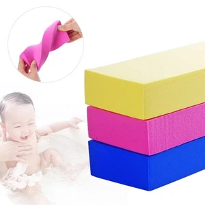 Esponjas corporales de esponja de 3 piezas para cubo exfoliante de baño - Imagen 1 de 11
