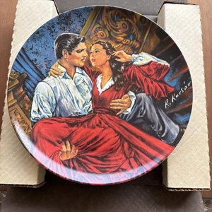 GONE WITH THE WIND "SCARLETT AND RHETT THE FINALE" PLATE 1986 KNOWLES 10" (T4) - Picture 1 of 9