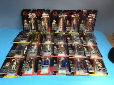 Gran Lote FIGURAS DE ACCIÓN STAR WARS EPISODIO 1 con Fichas Comm Tech [Hasbro 1999] Foto 1 de 4