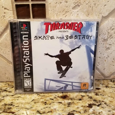 Thrasher: Skate & Destroy (Sony PlayStation 1, 1999) - Image 1 of 4
