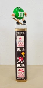 Green M&M Candy Tube with Hockey Stick 1992 Olympics New & Sealed - Picture 1 of 7