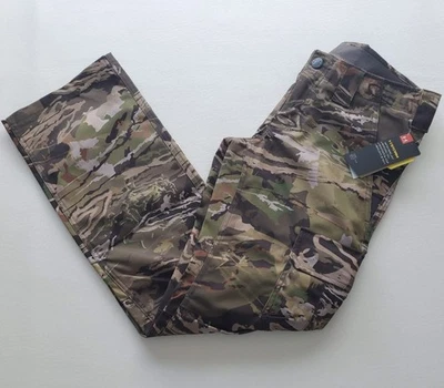 Under Armour UA Storm Tactical Camo Cargo Pants Green 1254097 Women’s 10 - Image 1 of 4