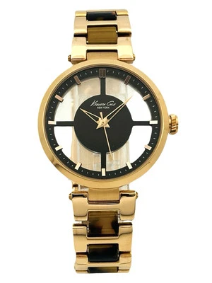 Reloj Kenneth Cole NY para mujer KC4766 transparente clásico esfera transparente oro rosa Foto 1 de 4
