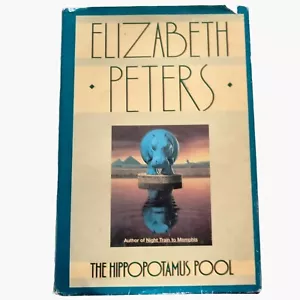 The Hippopotamus Pool Elizabeth Peters 1996 Hardcover Book Hardcover Dust Jacket - Picture 1 of 5