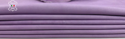 NATURAL PURPLE NAKED VINTAGE LOOK Soft Lamb leather 3 skins 24sqf 0.8mm #C3098 - Image 1 of 4