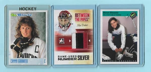 Mike Brodeur Jersey/Granato (RC)/ Rheaume(RC) Hockey Cards! - Imagen 1 de 2