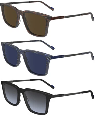 Gafas de sol cuadradas modernas Zeiss para hombre con plantillas de metal - ZS23716S Foto 1 de 4