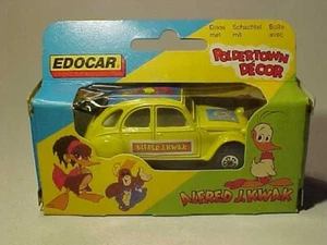 3"Vintage 1978 Citroen 2CV Alfred J. Kwak 1989-1991 Edocar 1/64 Diecast Mint Box - Bild 1 von 7