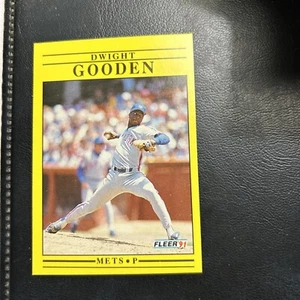 B41a #148 Dwight Gooden New York Mets 1991 fleer - Picture 1 of 2