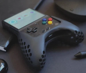 Soporte controlador de mano impreso en 3D mango de agarre de pantalla para Miyoo Mini Plus - Imagen 1 de 4