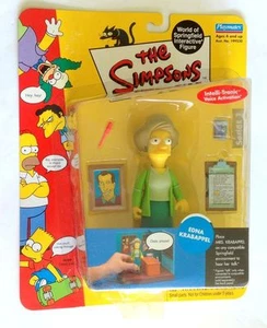 Los Simpson Edna Krabappel Mundo de Springfield Figuras de acción Playmates NIB - Imagen 1 de 2