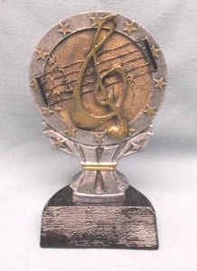 economy music award resin trophy 6" tall - Picture 1 of 1