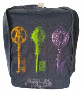 NWT Men's Ready Player One Gray Box Lunch Movie Video Game Graphic 2XL T-Shirt - Picture 1 of 1
