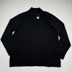 Jared Lang Para Hombres Gris Elástico 1/4 Cremallera Suave Modal Pullover Sudadera Nueva con Etiquetas XL $128 - Imagen 1 de 9