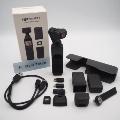 DJI POCKET 2 Creator Combo Small Gimbal Camera Pocket Size Black Tested [EXC] - Image 1 of 4