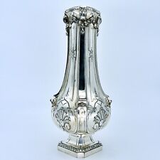 Christofle Vase Gallia Large Antique French Empire Silver Plated Art Deco